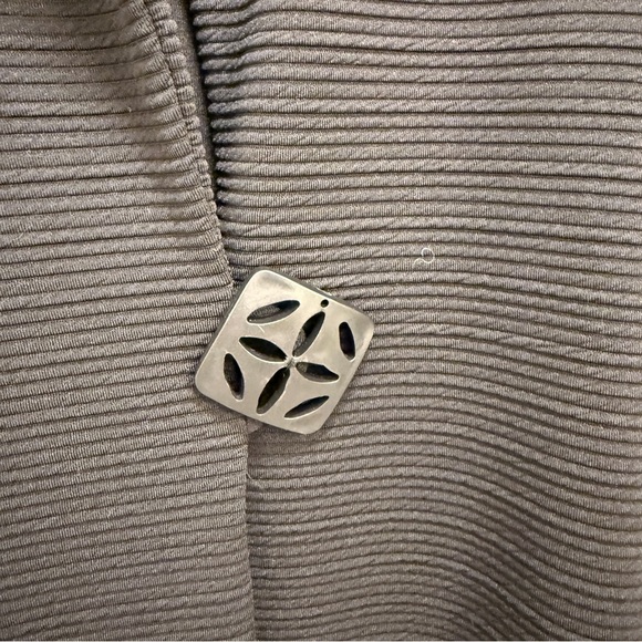 Joseph Ribkoff Overcoat Jacket Black Womens 12 Sweater Topcoat Pockets - Picture 3 of 5